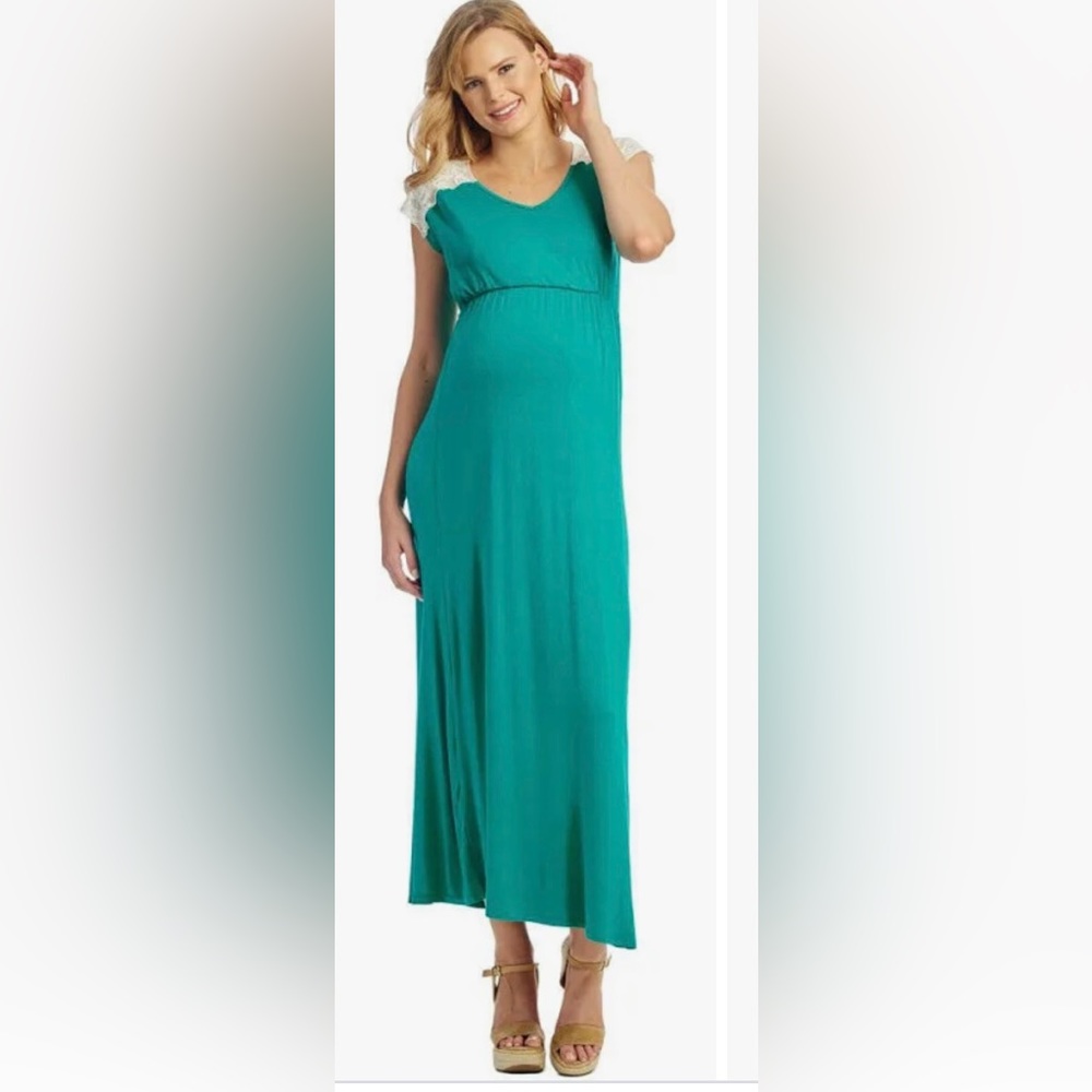 Everly Grey Margaret Nursing Maternity Maxi. Size M.